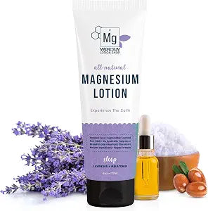 Melatonin + Lavender Magnesium Lotion for Sleep, 6oz