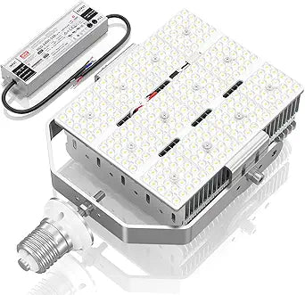 240W LED Shoebox Retrofit Kit 33600LM, ETL Listed, 5000K Parking Lot Light Retrofit Kits with E39 Mogul Base for Outdoor Tennis Court Street Lighting Fixtures, AC100-277V