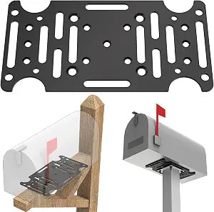 Mailbox Mounting Bracket, Universal Mounting Adapter Plate