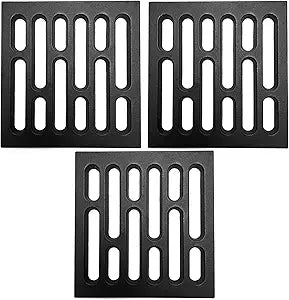 40263 Heavy Cast Iron Furnace Grate Replacement for US Fireplaces Stove Hot Blast 1400, 1500, 1537G USSC Wood Furnaces Floor Grate 3Pack