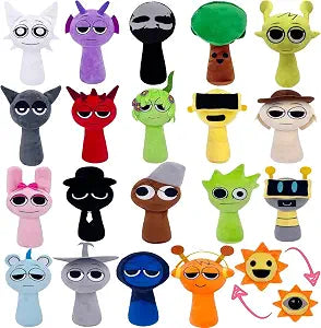 Plush Toys, Horror Games Plushies Toy for Fans, Soft Stuffed Animal Pillow Figure Doll Christmas Birthday Gifts for Adult Kids (20PCS)