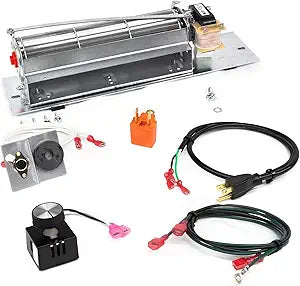 GZ550 Fireplace Blower Fan Kit for Continental & Napoleon Fireplaces - Durable, Energy-Efficient, Easy-to-Install Fireplace Fan Blower Kit w/Quiet High Airflow Ball Bearing Motor