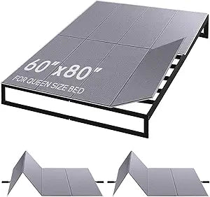 BlissBoard Bunkie Board Queen Size 60"x80", Bed Boards for Under Mattress, Quiet & Moisture-Resistant Support for Sagging Mattress, Fits Metal Frames & Platform Beds, 10mm