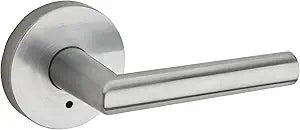 Kwikset 155MILRDT-26D Milan Round Privacy Door Lock Satin Chrome Finish