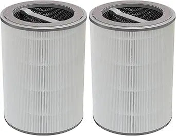 PUREBURG Replacecment Filter Compatible with WYZE Smart Air Purifier,2-Pack H13 HEPA 4-Stage Filtration Activated carbon 2-in-1 Air Clean Dust VOCs