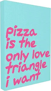 Stupell Pizza Love Triangle Canvas Wall Art by House of Lulu