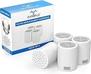 [4-Pack] ZYNAFLO Shower Filter Replacement Cartridge