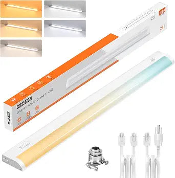 24inch Linkable Under Cabinet Lighting Hardwired Plug-in,Wired LED,1pack
