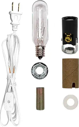 Creative Hobbies ML2-25B6 Medium Christmas Tree Wiring Kit, 25 watt Bulb, Great for Lighting Medium Size Objects, E12 Candelabra Base
