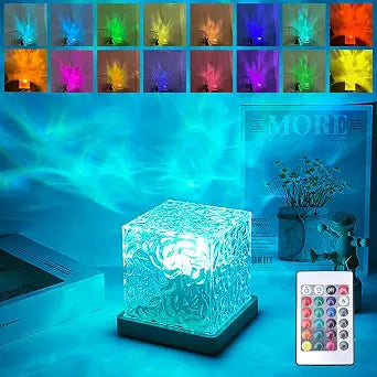 Ocean Wave Projector Light, 2 in 1 Northern Lights & Aurora Lamp, 16 Colors