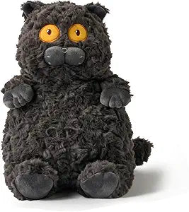 16" Cat Plush Stuffed Animal,English Blue Kitten Hugging Pillow | Friendly Companion for Real Pets,Bedtime Buddy,Weighted Bottom,Adorable design Cuddly,Fluffy Fur