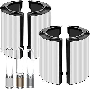 360┬░ Combi Filter+Activated Carbon Filter Replacement for Dyson TP07 TP09 TP10 TP06 HP07 HP09 HP10 HP06 HP04 HP1 HP2 PC1 PC2 PH01 PH02 PH03, Fits Pure Cool Hot Air Purifiers,#965432-01,2 Pack