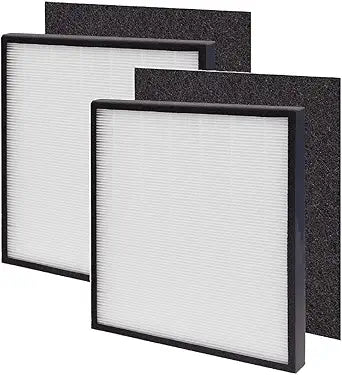 Nispira 2-Packs FLT5900 Replacement Filter J Compatible with GermGuardian Air Purifier AC5900WCA AC5900WDLX True HEPA Carbon