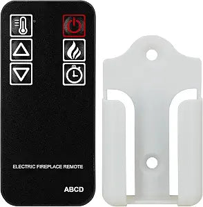 Replacement Remote Control for Whalen FP261A FP-261A FP26-1A FP26-1A-THM SF103C-23G WMFP60FH-14 Combination Electric Fireplace Heater (with Wall Mounting Bracket)