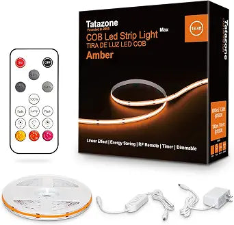 Tatazone COB Led Strip Lights with RF Remote