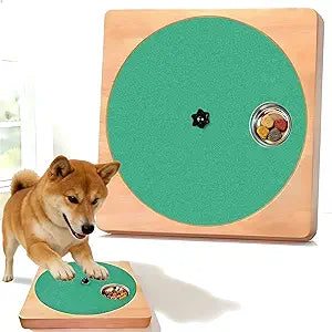 Dog Nail Scratch Board with 6 Stainless Steel Treat Boxes | Adjustable Tension Dog Nail Scratch Pad, Stress-Free Grooming Toy, Slow Feeder Treat Board for Small Medium & Large Dogs