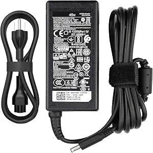 45W (4.5 * 3.0 mm Jack 19.5V 2.31A) AC Charger Fit for DELL Inspiron 11/13/14/15/17 3000 5000 7000 Series(3583 3593 5570) Latitude E5450 XPS 13-45 Watt AC 2-in-1 Computer Power Adapter Cord