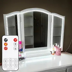 Led Vanity Mirror Lights Kit, ViLSOM 13ft/4M 240 LEDs Make-up Vanity Mirror