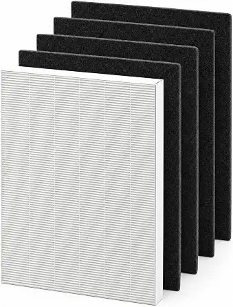 Nispira 9287101 True HEPA Activated Carbon Pre Filter Filter Replacement Compatible with Fellowes AeraMax 200 Purifier Model 190 200 DB55 DX55, 1 Set