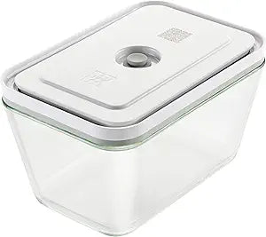 Zwilling 36803-300 Fresh & Save Vacuum Glass Container, Large Size, Vacuum, Hermetically Sealing, Heat Resistant Glass, Storage Container, Fresh & Save