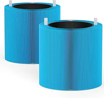 Leemone Blue Pure 411i Max & 411a Max AllergenBlock Replacement Filter Compatible with Blueair 411i Max & 411a Max Air Purifier, Compare to part #F4MAX, Blue