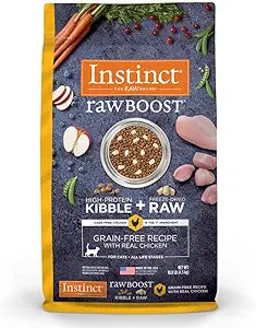Instinct RawBoost, Dry Cat Food + Freeze Dried, Real Chicken, 10 lb Bag