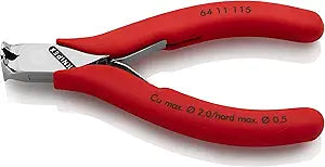 KNIPEX Tools 64 11 115 Electronics End Cutting Nippers, 4.5-Inch
