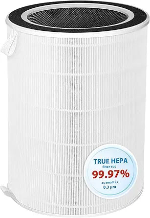NDAP-01 NDAP-02 Replacement Filter Compatible with Hestom HEPA Air Purifiers, True HEPA Activated Carbon Filter, Compare to Part # VK-6052, 1-Pack