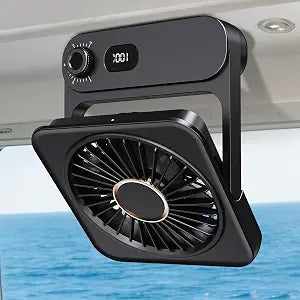 Shintrend Cruise Ship Approved Magnetic Fan, Rechargeable Portable Fan with 100 Speeds, Magnetic Mount for Cabin Ceiling & Wall, Quiet Air Circulator, Cruise Essentials 2026  Black