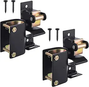 2 Pack Heavy Duty One Way Farm Gate Latch - Lockable Fence Gate Latch for Metal Tube Gates, Livestock Cattle, Horse Corrals, Ranches, Pastures, Pet Cages & Fences