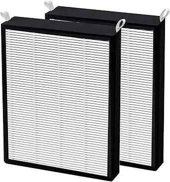 47001 47002 47003 HEPA/Carbon Combo Filter Replacement for NUWAVE OxyPure 47001 47002 47003 47004 47005 and 47006 Whole House Air Purifiers, H13 True HEPA with High efficiency Activated Carbon, 2 Pack