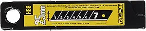 OLFA 25mm Super Heavy Duty Ultra Sharp Black Snap Off Blade (HBB-20B)