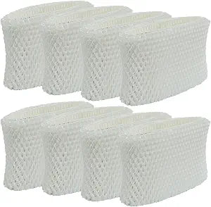 PUREBURG 8-Pack WF2 Wick Filters Compatible with Kaz Vicks WF2 Vicks V3100 V3500N V3500 V3700 V3800 V3900 Kaz 3020 Sunbeam 1118,Honeywell HCM-350 HCM-630 HCM-300T Relion WA-8D Enviracaire ECM-500