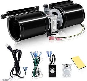 Hiorucet 910-157/P Blower Motor Fan Kits for Regency Gas Fireplace & Wood Stove, Osburn, Nordica, Valley Comfort, Pacific Energy Fireplaces, Replaces Rotom R7-RB167, 846-515, 11-1227, HI300, I2100M.