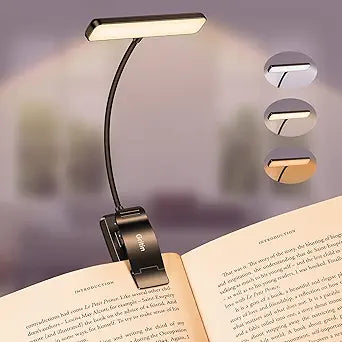 Gritin 19 LED Rechargeable Book Light for Reading in Bed