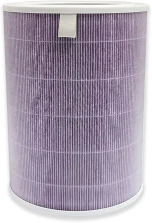PUREBURG Replacement Filter Compatible with Xiaomi Mi Air Purifier 3C, 3H, 3, 2C, 2H, 2S Pro Air Purifier Parts M8R-FLH, H13 True HEPA and Activated Carbon Multi-Layer Filtration, Pack of 1
