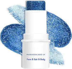 LOKFAR Blue Body & Face Glitter Makeup Stick