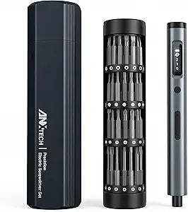 Mini Electric Screwdriver Set 3.7V, 62 in 1 Precision Screwdriver Set, Cordless Screwdriver Rechargeable with 60 Bits, Power Repair Tool Kit for rc Car, Phone, Camera, Laptop