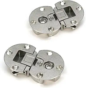 WANLIAN(2 Pieces)-90 Degree Page Turning axis Adjustable Cabinet Door Concealed Hinge Special Table Drop Down Hinge Flush Hinge
