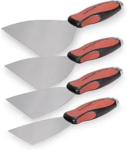MARSHALLTOWN Stainless Joint Knife Tool Kit, Steel Drywall Finishing Tools, DTKJNT1