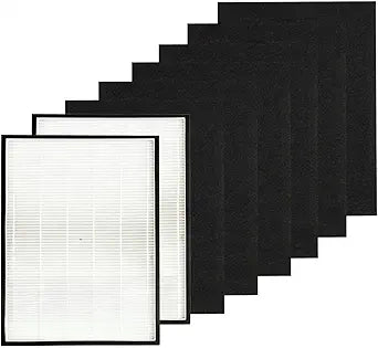 85254 HEPA Filter for Kenmore/Sears: Remove Dust Pet Dander Smell Increase in Airflow - Used for General Household & Pet Owners - 2 Pack 83195 HEPA and 6 Pack Activated Carbon - Easy To Install