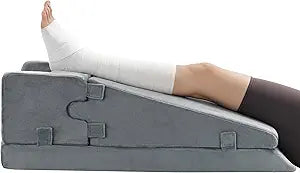Ganondorf Leg Elevation Pillow for Post Surgery Recovery,Knee Replacement & Injury Rehab  Orthopedic Foam Leg Support Pillow to Improve Circulation, Reduce Swelling, Promote Healing, Elevate Leg