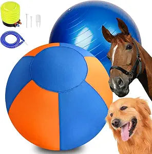 22" Herding Ball for Dogs, Durable Waterproof Dog Herding Ball Outdoor, Large Interactive Dog Play Ball for Herding Breeds to Push Chase & Roll, Pet Training Toy for Australian Shepherd Border Collie