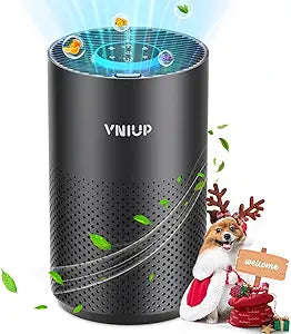Air Purifiers for Bedroom Home up to 1350 ft┬▓ - Vniup H14 True HEPA Room Air Purifiers for Bedroom, with Fragrance Function Sleep Mode& Light Mode Air Cleaner for Pet Dander Odor Dust Smoke