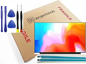 BRIGHTFOCAL New Screen Replacement for HP 17-CN0023DX 17-CN0033DX 30pin 60Hz Non-Touch 17.3 FHD Full-HD 1920 x 1080 1080p Slim Matte LED LCD Display with Tape and Tool