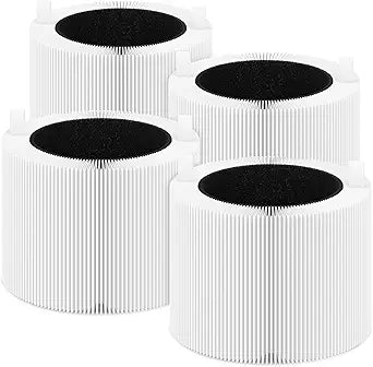 4 Sets 511i Max Replacement Filter Compatible with Bleuair Blue Pure 511i Max Air Cleaner Purifier Small Room - Wifi, for Blue Pure F5MAX, 2-in-1 Premium Filter & Activated Carbon Filters