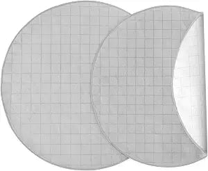 2 Pack Reusable Pee Pads for Dogs 48", Washable Round Whelping Pads, Puppy Training Pads with Non-Slip Back for Playpen/Crate, Dog Housebreaking Absorption Pad, Grey