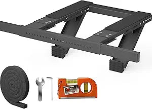No-Drill Window Air Conditioner AC Support Bracket, AC Unit Outside Holder Stand Brace Mount, Soporte Base para Aire Acondicionado Ventana, Hold Up to 300LBS, Fit Single & Double Hung Window