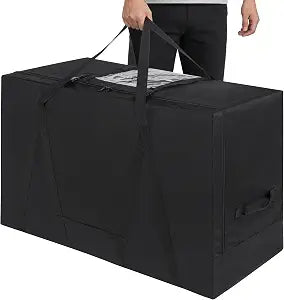 Folding Mattress Storage Bag, Fits 6" Queen Mattress 650D Oxford Cloth Trifold Memory Foam Mattress Carry Case,Portable Heavy Duty Mattress Moving Bag for Tri-Fold Guest Bed Mattress