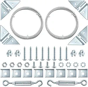 HOME MASTER HARDWARE Anti Sag Gate Kit for Wooden Fence, Zinc Plated 2 Pack